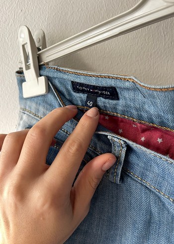 Orijinal Tommy Hilfiger Jean Şort - Görsel 3