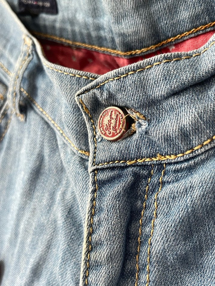 Orijinal Tommy Hilfiger Jean Şort - Görsel 5