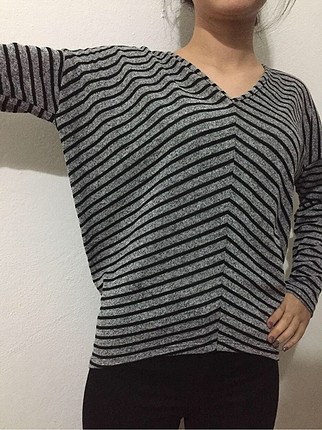 Çizgili bluz