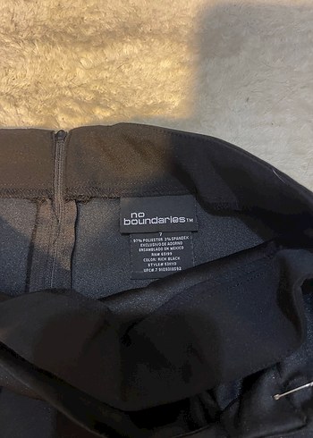 m Beden siyah Renk Kadın Siyah Kemerli Kumaş Pantolon