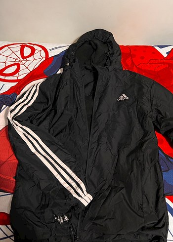 Adidas Siyah Kapüşonlu yunixes Rüzgarlık