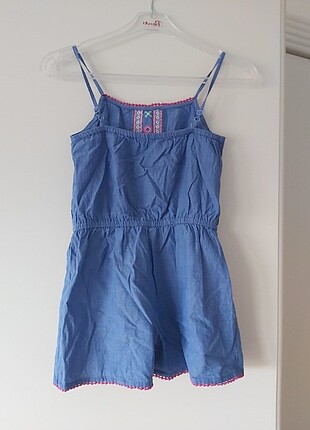 H&M Cok guzel paçalari detayli, ince kot tulum