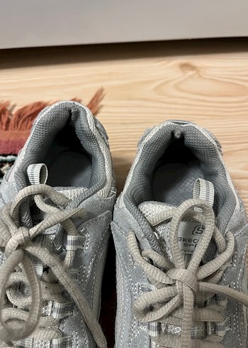 Gri Kadın Spor Ayakkabı Yılan Desenli - Görsel 5