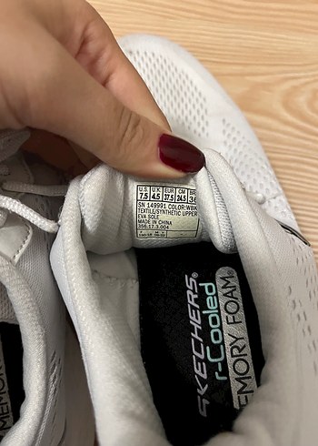 Beyaz Kadın Spor Ayakkabı - Görsel 7