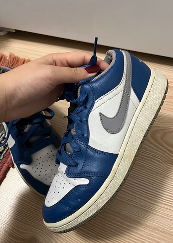 Kadın Lacivert Bağcıklı Denim Spor Ayakkabı - Görsel 3