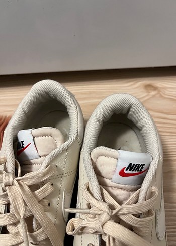 Bej Platform Topuklu Bağcıklı Kadın Spor Ayakkabı - Görsel 5