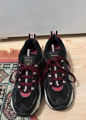 Bağcıklı Çok Renkli Kadın Spor Ayakkabı - Görsel 2