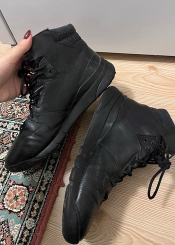 Erkek Siyah Bağcıklı Günlük Spor Bot - Görsel 4