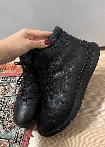 Erkek Siyah Bağcıklı Günlük Spor Bot - Görsel 3