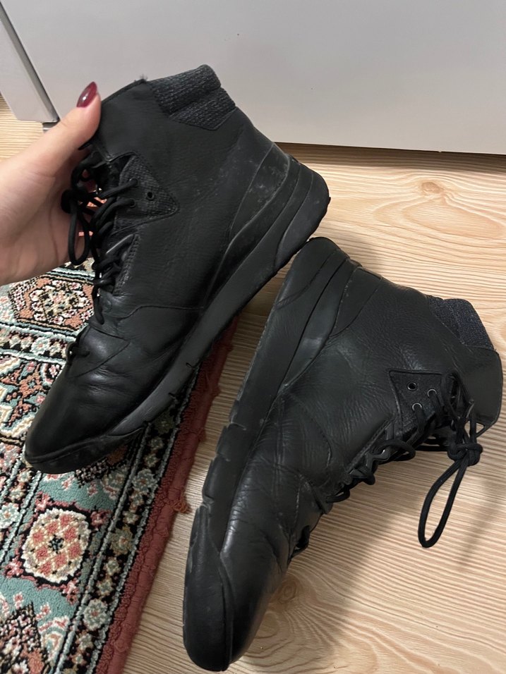 Erkek Siyah Bağcıklı Günlük Spor Bot - Görsel 4