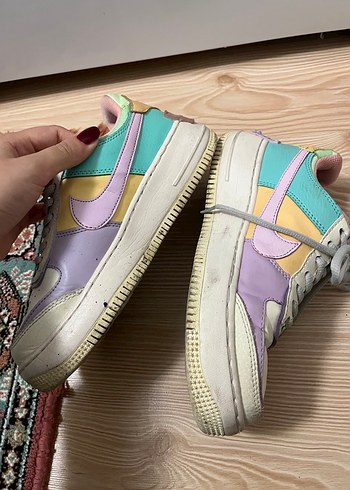Kadın Çok Renkli Tie-Dye Platform Spor Ayakkabı - Görsel 4