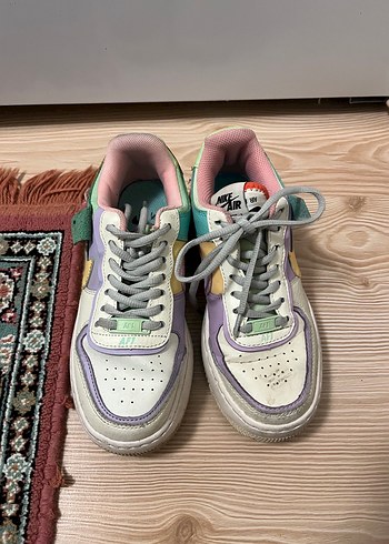 Kadın Çok Renkli Tie-Dye Platform Spor Ayakkabı - Görsel 2