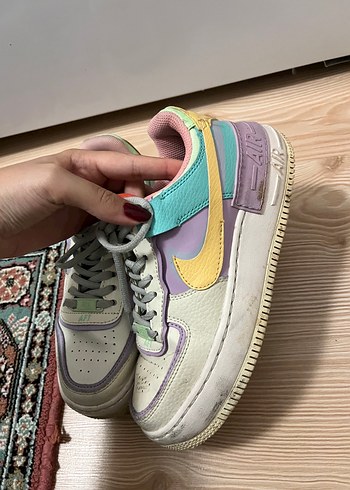 Kadın Çok Renkli Tie-Dye Platform Spor Ayakkabı - Görsel 3