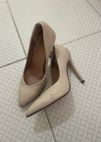 35 Beden Krem rengi stiletto