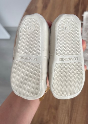 Beyaz Kız Bebek ev ayakkabısı - Görsel 2