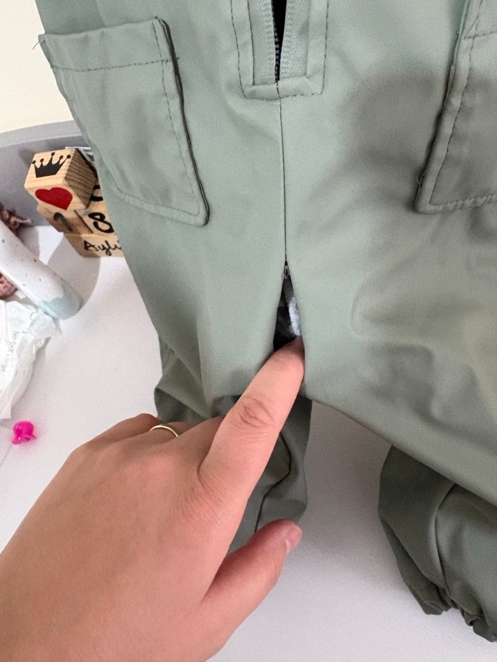 Kız Çocuk Askılı Bol Paça Tulum - Görsel 5