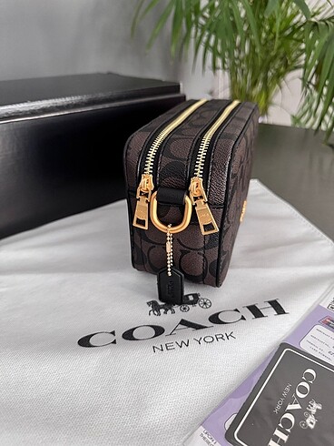  Beden kahverengi Renk Coach model çanta