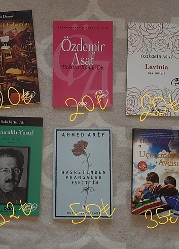 Kuyucaklı yusuf,uçurtma avcısı,özdemir asaf...
