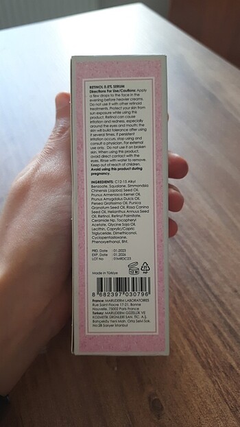 Beden Renk Maruderm retinol