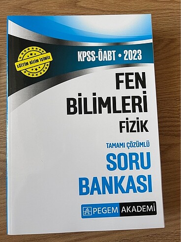 Beden Pegem Fen ÖABT Soru Bankası Modüler Set + Deneme