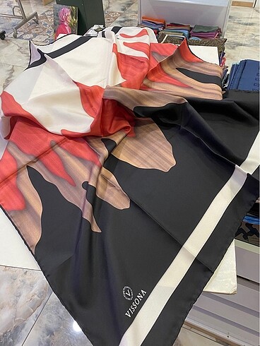 Diğer Vissona twill ipek eşarp