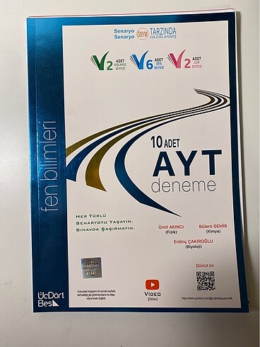 345 AYT fen bilimleri deneme