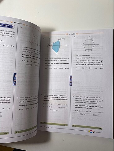  Apotemi Analitik Geometri Soru bankası
