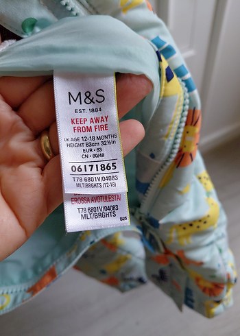 Renkli Desenli Fermuarlı Bebek Erkek Tulumu - Görsel 2