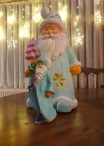 Turkuaz Renkli Pastel Figürin - Görsel 4