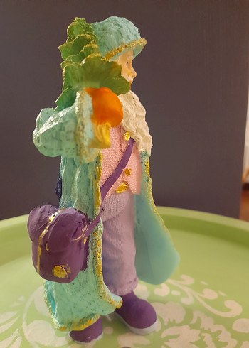 Turkuaz Renkli Pastel Figürin - Görsel 2