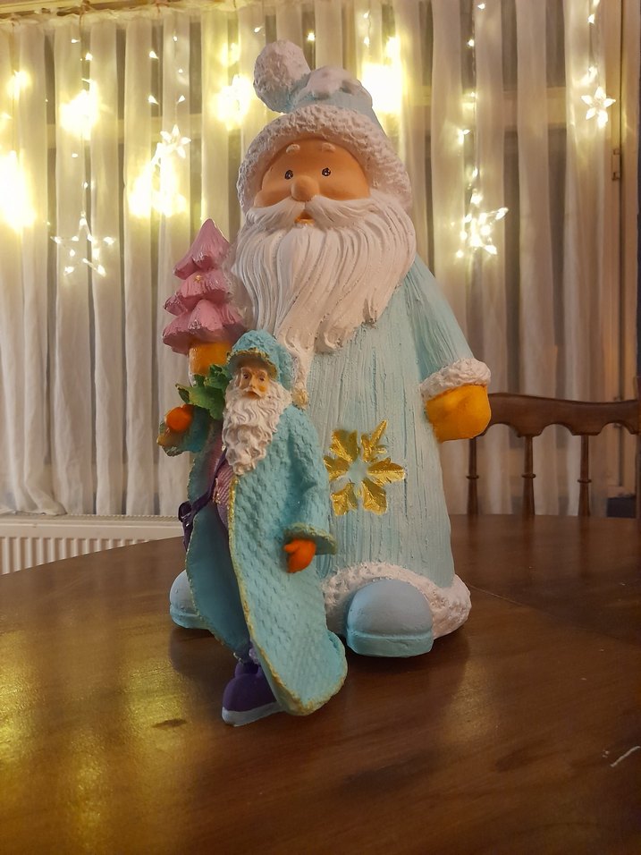 Turkuaz Renkli Pastel Figürin - Görsel 4