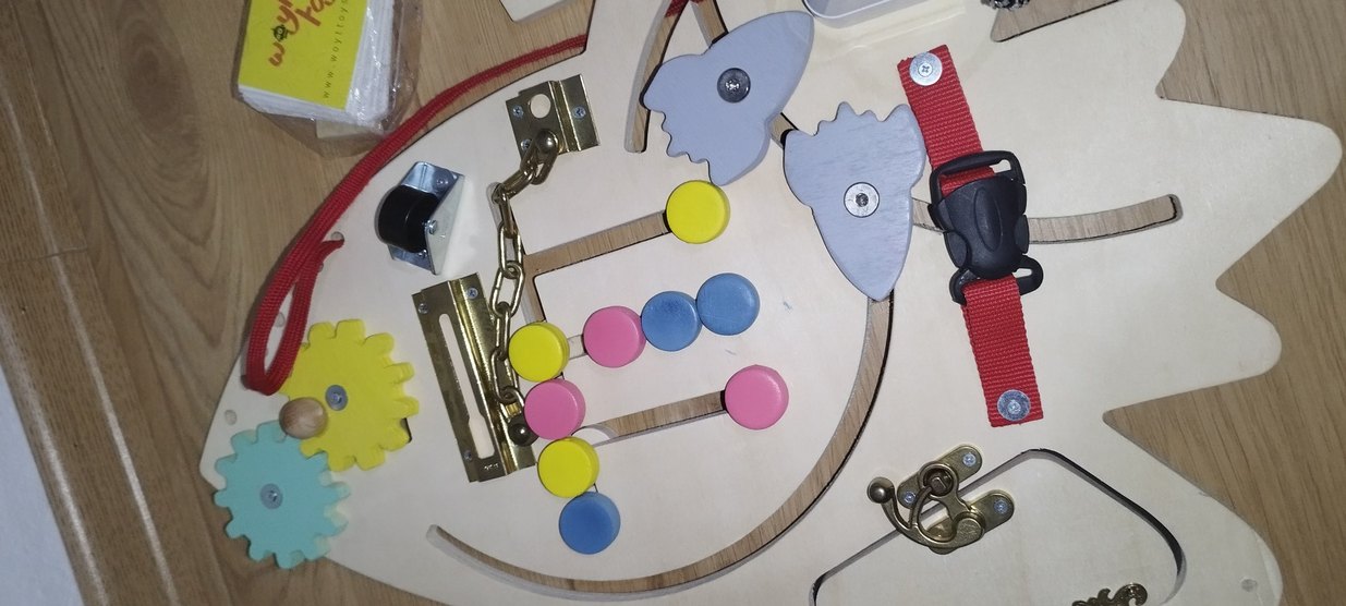 Oyuncak roket ahşap aktivite tahtası - Görsel 4