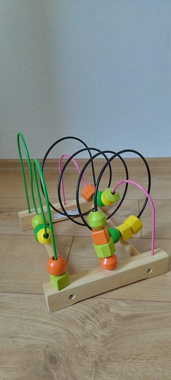 İkea Helezon Renkli Ahşap Eğitici Oyuncak - Görsel 2
