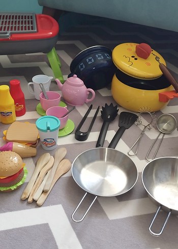 ikea oyuncak mutfak tencere - Görsel 4