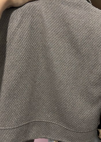 Kahverengi Crop Dokuma Ceket - Görsel 5