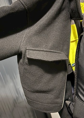 Fermuarlı Siyah Kadın Crop Ceket - Görsel 4