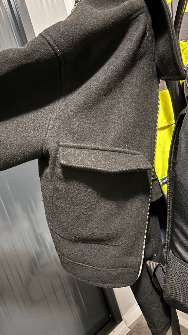 Fermuarlı Siyah Kadın Crop Ceket - Görsel 4