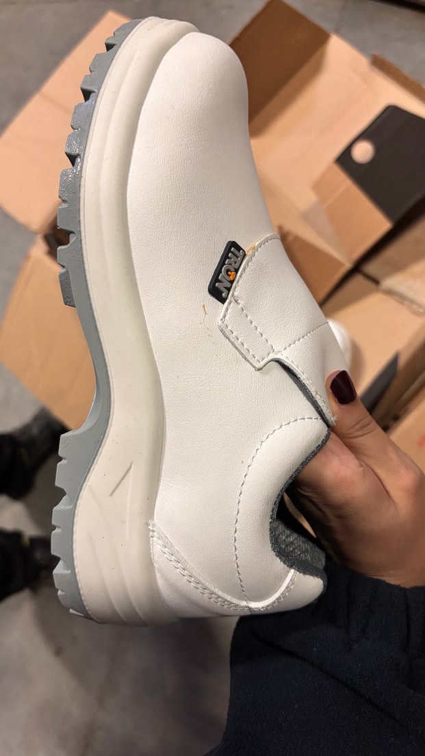 Beyaz Erkek Spor Botu Cırt Cırtlı iş ayakkabısı - Görsel 2