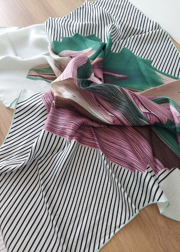 İpek eşarp  - Görsel 4