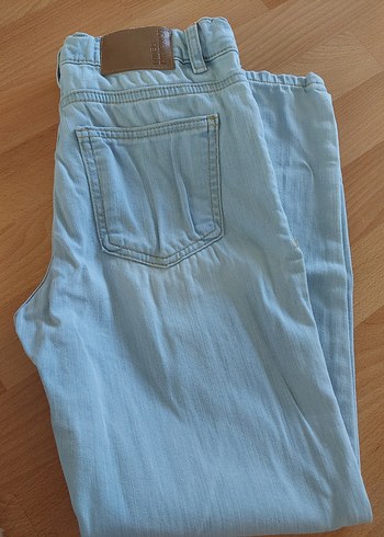 Erkek Çocuk Mavi Bol Kesim Denim Pantolon - Görsel 6