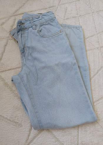 Erkek Çocuk Mavi Bol Kesim Denim Pantolon - Görsel 5