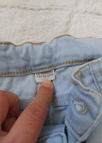 Erkek Çocuk Mavi Bol Kesim Denim Pantolon - Görsel 7