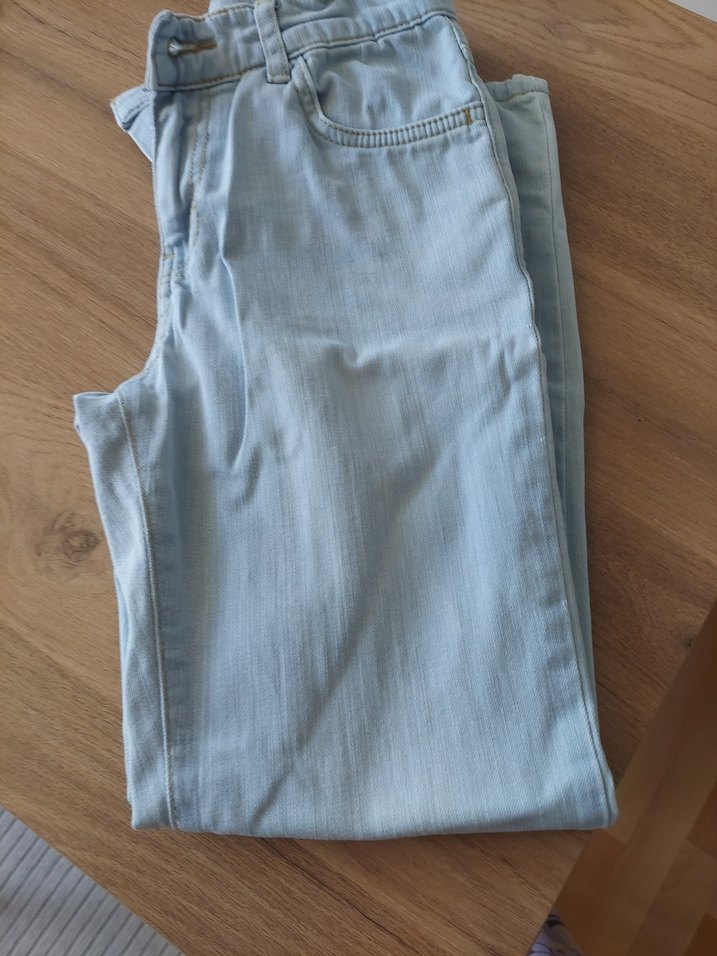 Erkek Çocuk Mavi Bol Kesim Denim Pantolon - Görsel 3