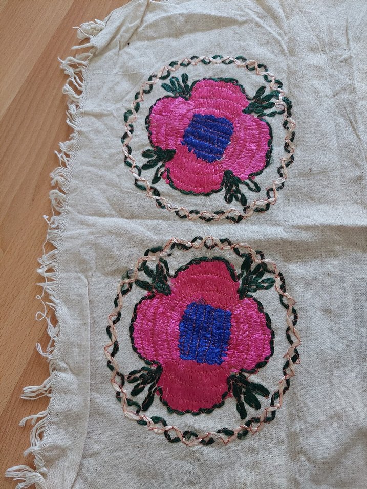 Nakışlı Çok Renkli Mutfak Havlusu peşkir - Görsel 4