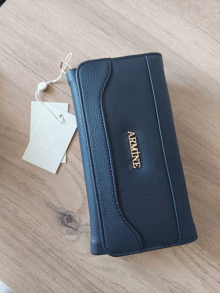 Armine Siyah Deri Kadın Cüzdan - Görsel 2
