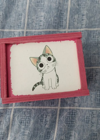 Kedi Temalı Kutulu Bardak/Kupa - Görsel 2