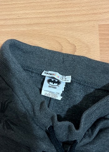 5 Yaş Beden gri Renk Gri Erkek Çocuk Rahat Kesim Eşofman Altı