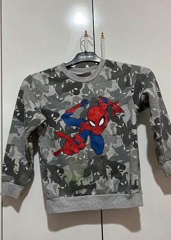 Erkek Çocuk Kamuflaj Desenli Sweatshirt