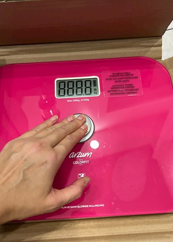  Beden Renk Arzum Colorfit Pembe Dijital Baskül