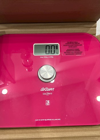 Arzum Colorfit Pembe Dijital Baskül - Görsel 5